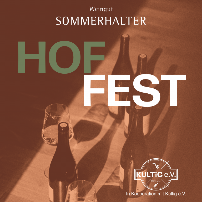 Hoffest und Weinverkostung im Weingut Sommerhalter am 16. und 17. Mai im Rahmen der Markgräfler Weinpromenade
